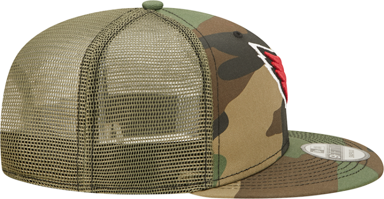 Men's Arizona Cardinals New Era Camo Trucker 9FIFTY Snapback Hat image 6