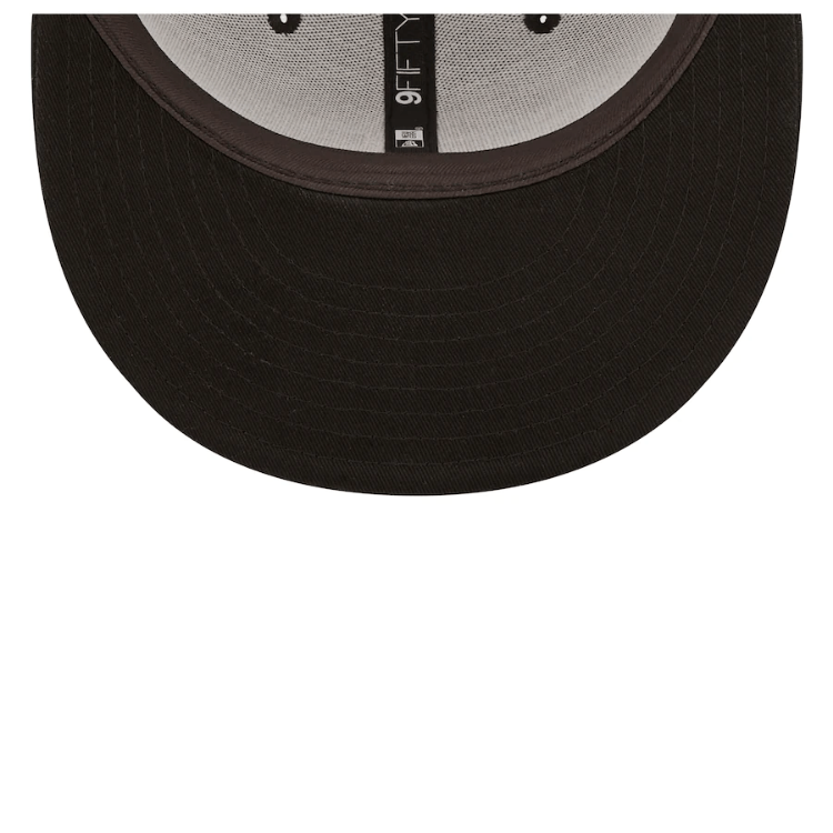 Men's Las Vegas Raiders New Era Black Ink Dye 2022 Sideline 9FIFTY Snapback Hat image 5