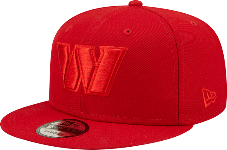 Men's Washington Commanders New Era Scarlet Color Pack 9FIFTY Snapback Hat front view