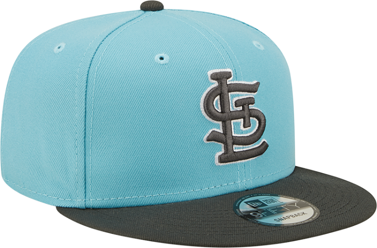 New Era St. Louis Cardinals STL Teal 2T Color Pack 9Fifty Men's Snapback Hat side view