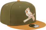 New Era St. Louis Cardinals  Alternate Olive 2T Color Pack 9Fifty Men's Snapback Hat