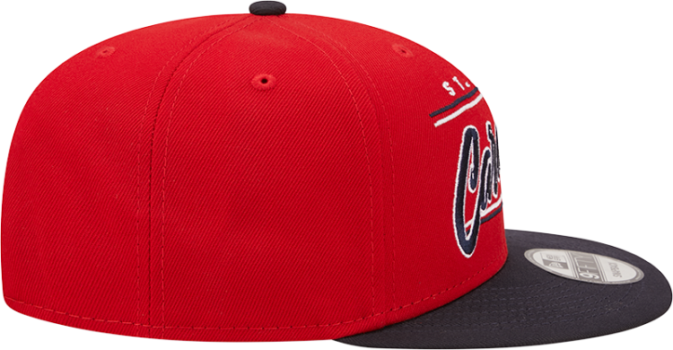 Men's New Era Red/Black St.  Louis Cardinals Team  STL Script 9FIFTY Snapback Hat image 6