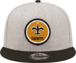 Men's New Orleans Saints New Era Gray/Black 2022 Sideline 9FIFTY Historic Snapback Hat