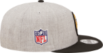 Men's New Orleans Saints New Era Gray/Black 2022 Sideline 9FIFTY Historic Snapback Hat