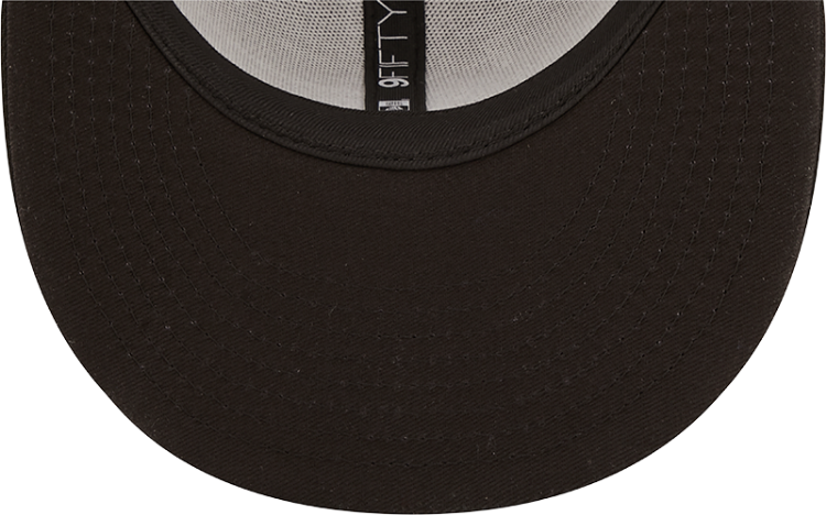 Men's New Orleans Saints New Era Gray/Black 2022 Sideline 9FIFTY Historic Snapback Hat image 7