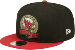 Men's New Era Black/Cardinal Arizona Cardinals 2022 Salute To Service 9FIFTY Snapback Hat