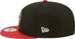 Men's New Era Black/Cardinal Arizona Cardinals 2022 Salute To Service 9FIFTY Snapback Hat