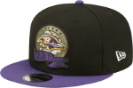 Men's Baltimore Ravens New Era Black/Purple 2022 Salute To Service 9FIFTY Snapback Hat