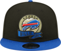 Men's New Era Black/Blue Buffalo Bills 2022 Salute To Service 9FIFTY Snapback Hat