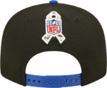 Men's New Era Black/Blue Buffalo Bills 2022 Salute To Service 9FIFTY Snapback Hat