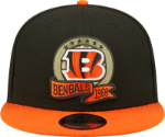 Men's Cincinnati Bengals New Era Black/Orange 2022 Salute To Service 9FIFTY Snapback Hat