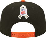 Men's Cincinnati Bengals New Era Black/Orange 2022 Salute To Service 9FIFTY Snapback Hat