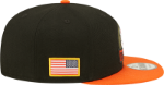 Men's Cincinnati Bengals New Era Black/Orange 2022 Salute To Service 9FIFTY Snapback Hat