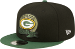 Men's New Era Black/Green Green Bay Packers 2022 Salute To Service 9FIFTY Snapback Hat