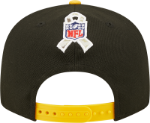 Men's Pittsburgh Steelers New Era Black/Yellow 2022 Salute To Service 9FIFTY Snapback Hat