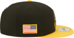 Men's Pittsburgh Steelers New Era Black/Yellow 2022 Salute To Service 9FIFTY Snapback Hat