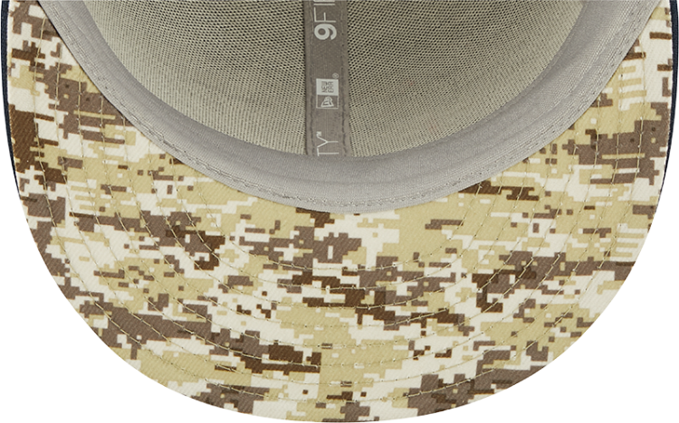 Men's Tennessee Titans New Era Black/Navy 2022 Salute To Service 9FIFTY Snapback Hat image 7