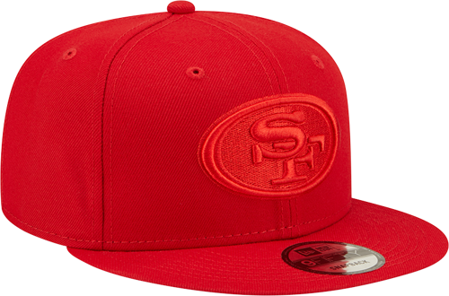 Men's New Era Red San Francisco 49ers Color Pack 9FIFTY Snapback Hat