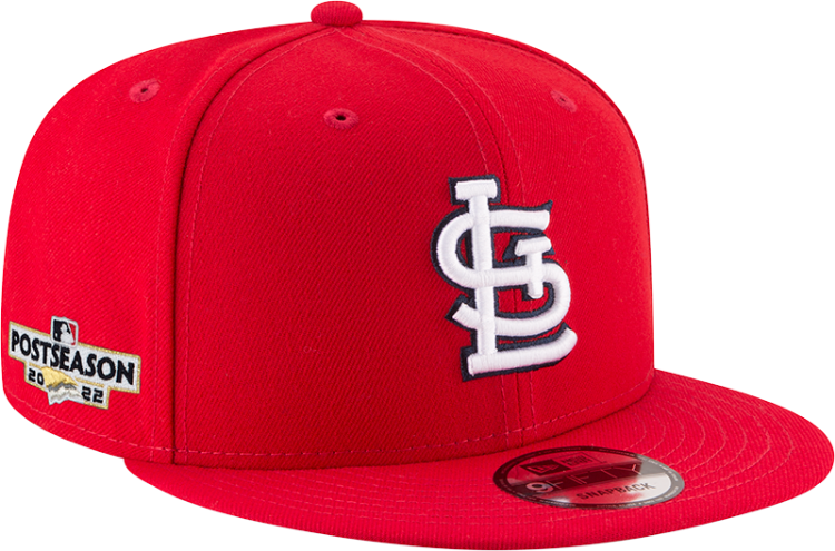 New Era Men's St. Louis Cardinals 2022 Post Season Side Patch 9FIFTY Cap