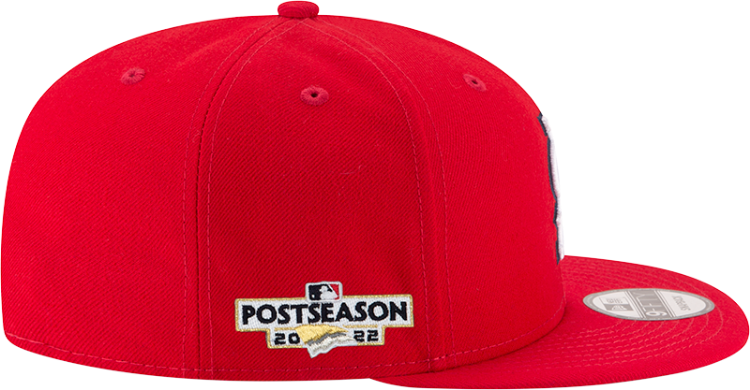 New Era Men's St. Louis Cardinals 2022 Post Season Side Patch 9FIFTY Cap