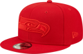 Seattle Seahawks New Era Color Pack 9FIFTY Snapback Hat - Scarlet