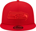 Seattle Seahawks New Era Color Pack 9FIFTY Snapback Hat - Scarlet