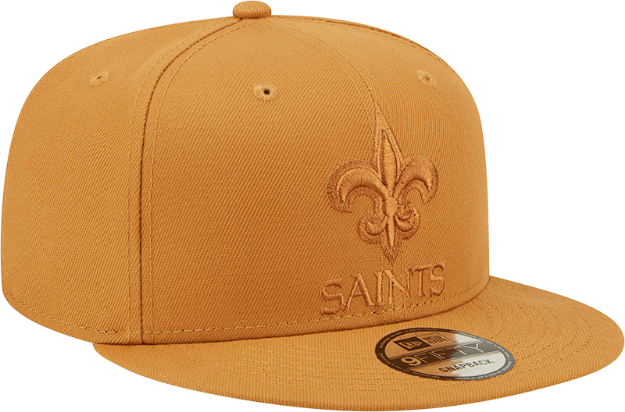 Men's New Orleans Saints New Era Tan Color Pack NFL 9FIFTY Snapback Hat