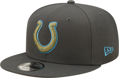 Men's Indianapolis Colts New Era Grey Color Pack NFL 9FIFTY Snapback Hat front view