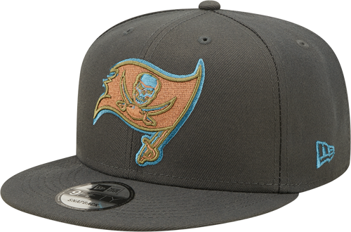Men's Tampa Bay Buccaneers New Era Graphite Color Pack Multi 9FIFTY Snapback Hat