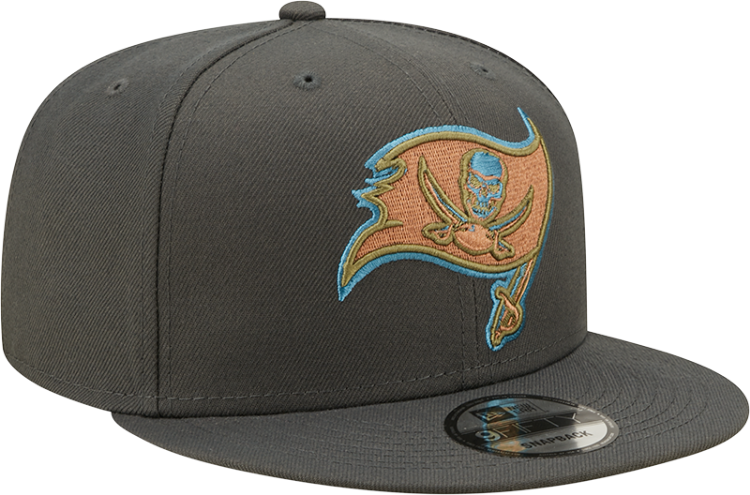 Men's Tampa Bay Buccaneers New Era Graphite Color Pack Multi 9FIFTY Snapback Hat