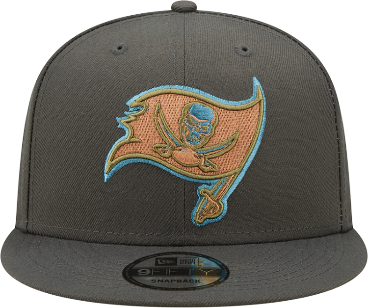 Men's Tampa Bay Buccaneers New Era Graphite Color Pack Multi 9FIFTY Snapback Hat