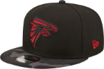 Atlanta Falcons New Era Camo Vizor 9FIFTY Snapback Hat - Black