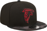 Atlanta Falcons New Era Camo Vizor 9FIFTY Snapback Hat - Black