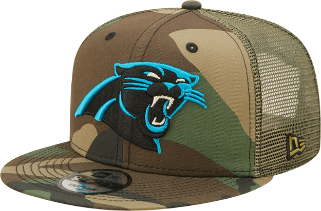 Men's New Era Camo Carolina Panthers  Trucker 2.0 9FIFTY Snapback Hat