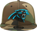 Men's New Era Camo Carolina Panthers  Trucker 2.0 9FIFTY Snapback Hat