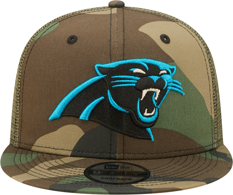 Men's New Era Camo Carolina Panthers  Trucker 2.0 9FIFTY Snapback Hat