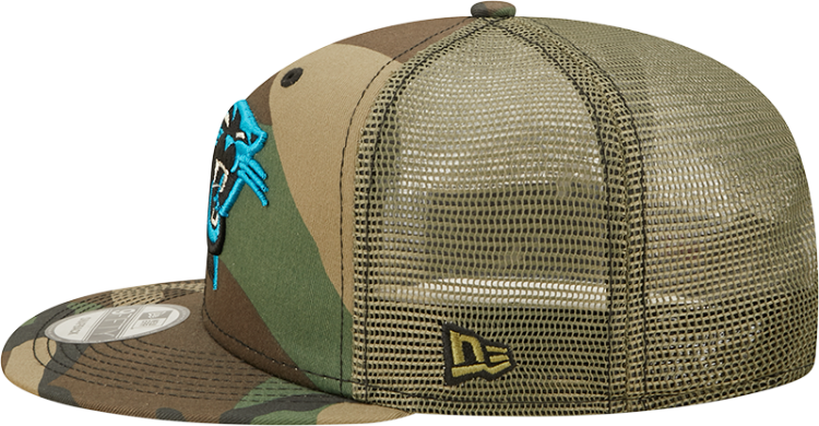 Men's New Era Camo Carolina Panthers  Trucker 2.0 9FIFTY Snapback Hat