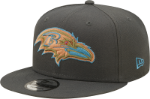 Men's Baltimore Ravens New Era Graphite Color Pack Multi 9FIFTY Snapback Hat