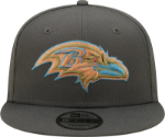 Men's Baltimore Ravens New Era Graphite Color Pack Multi 9FIFTY Snapback Hat