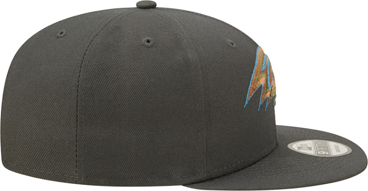 Men's Baltimore Ravens New Era Graphite Color Pack Multi 9FIFTY Snapback Hat
