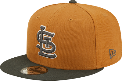 New Era St. Louis Cardinals STL Tan 2T Color Pack 9Fifty Men's Snapback Hat front view