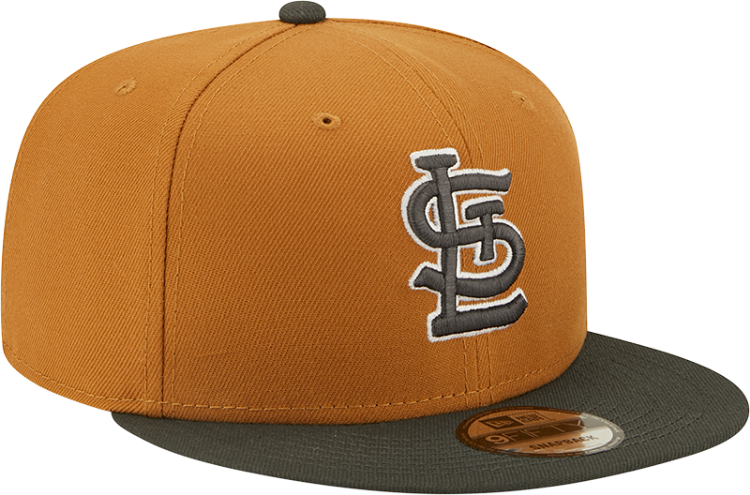 New Era St. Louis Cardinals STL Tan 2T Color Pack 9Fifty Men's Snapback Hat side view