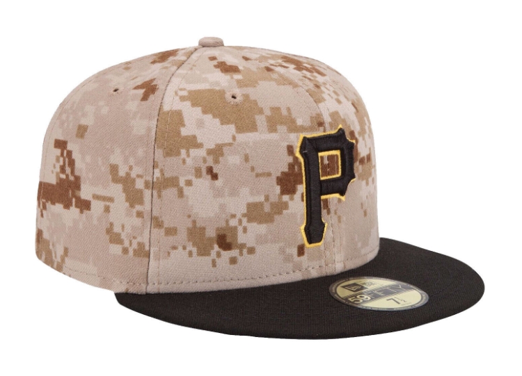New Era 59Fifty Men's Cap Pittsburgh Pirates Alternate Desert Camo Fitted Hat