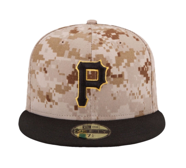 Headz n Threadz Sports Apparel Superstore and Customization. New Era  59Fifty Men's Cap Pittsburgh Pirates Alternate Desert Camo Fitted Hat hats,  New Era 59Fifty Men's Cap Pittsburgh Pirates Alternate Desert Camo Fitted