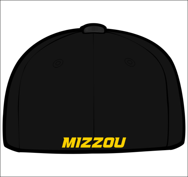 Missouri Tigers Back Yard Flex Fit Hat by Zephyr side view