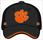 Clemson Tigers Back Yard Black Flexfit hat by Zephyr