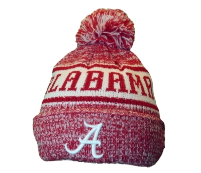 Alabama Crimson Tide Team Color Retro Knit Cap front view
