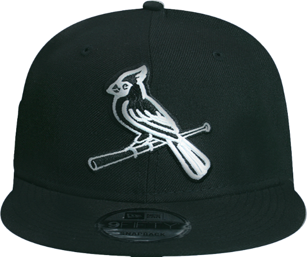 St. Louis Cardinals 950 Black White bird New Era Snapback Hat