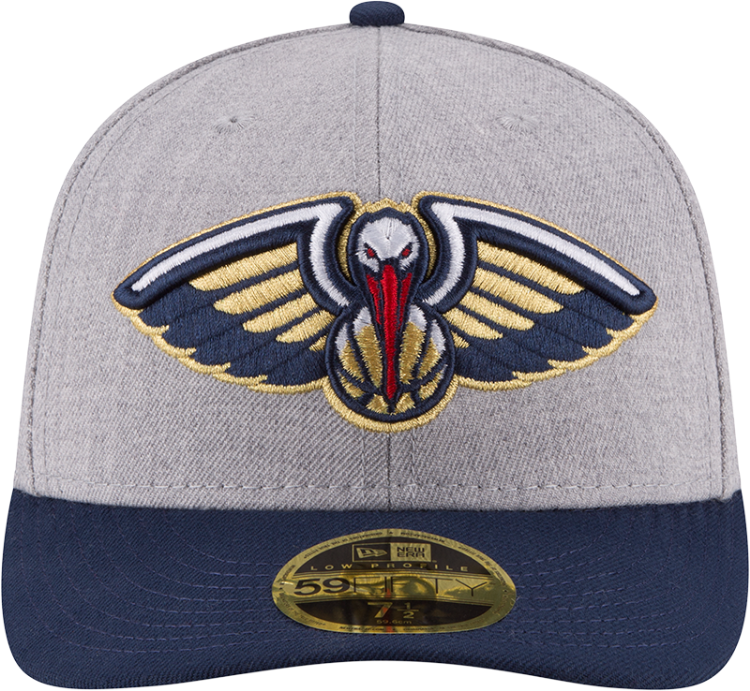 Mens New Era NBA Low Profile Authentic 59Fifty - New Orleans Pelicans back view