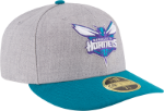 New Era Charlotte Hornets Men's Grey Heathered LP5950 Fitted Hat